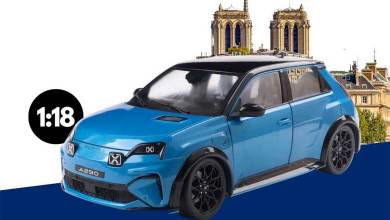 Alpine A290 GTS bleue à l'échelle 1/18 de Solido