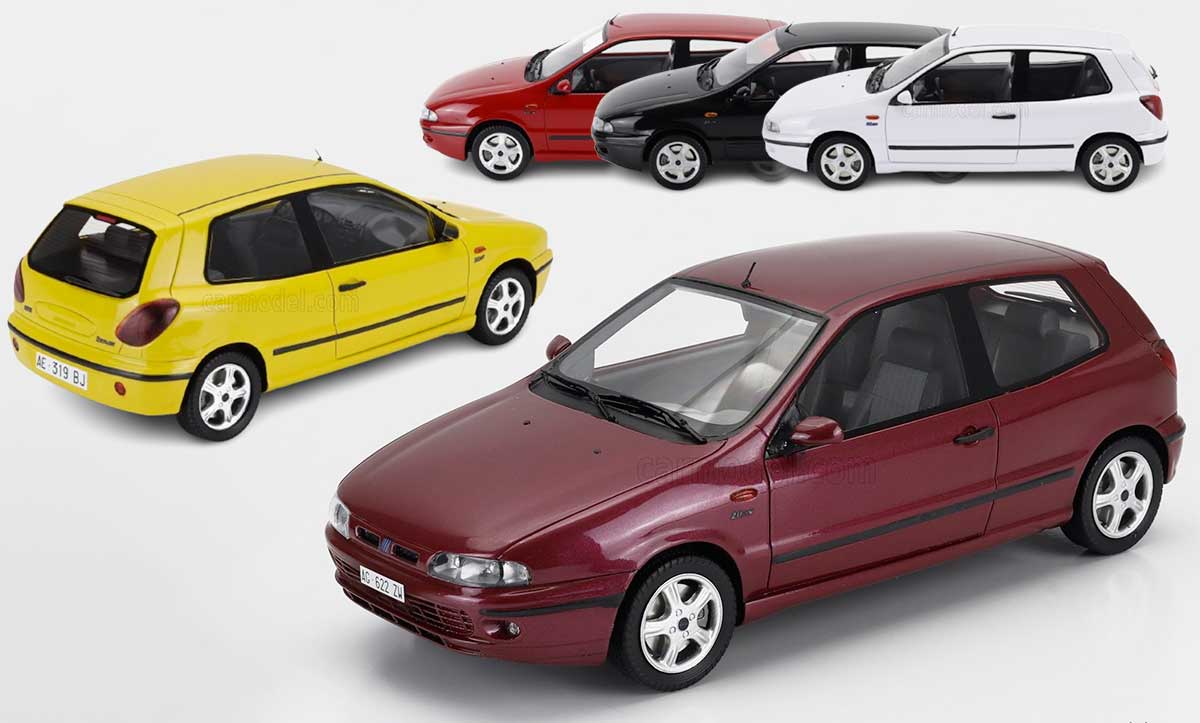 Fiat Bravo HGT à l'échelle 1/18, disponible en 5 couleurs