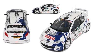 Peugeot 206 WRC réalisée par OttOmobile à l'échelle 1/12