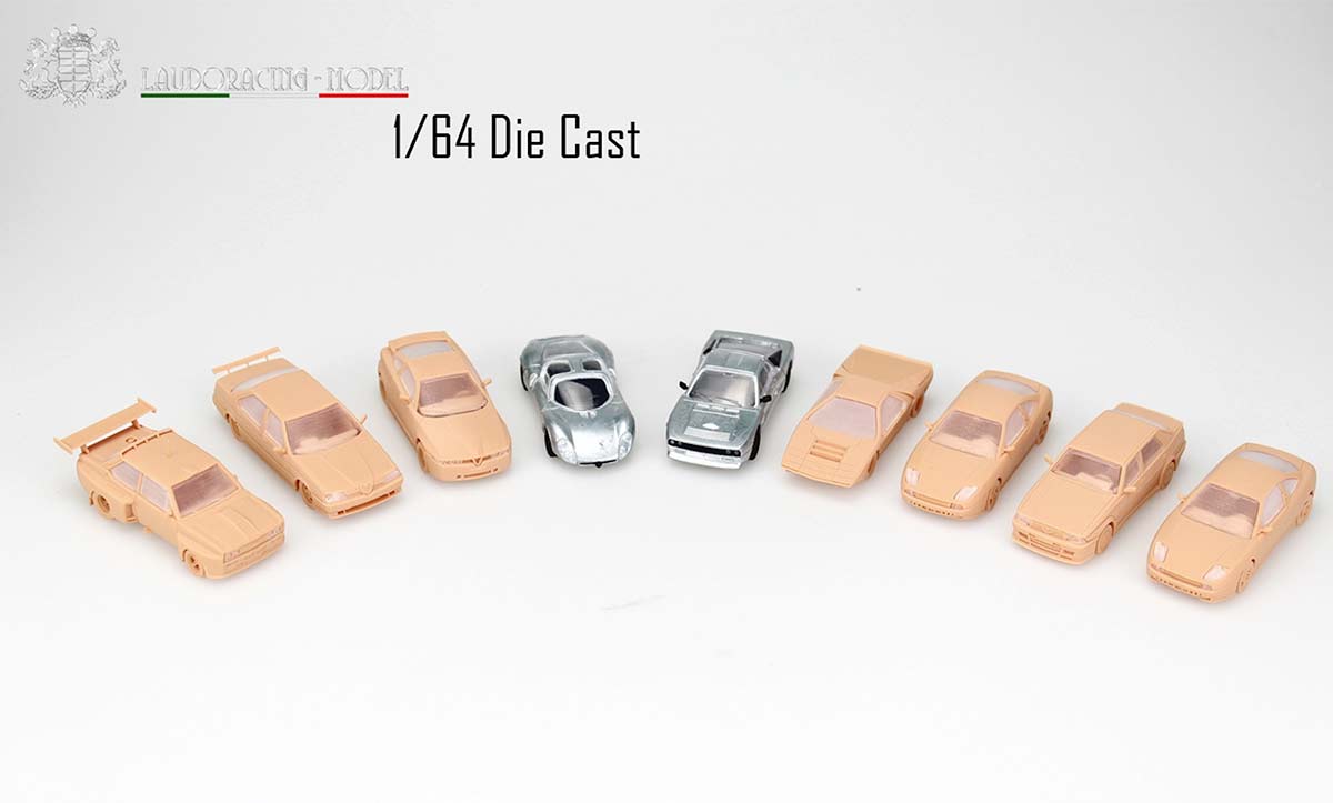 Future gamme de Laudoracing à l'échelle 1/64