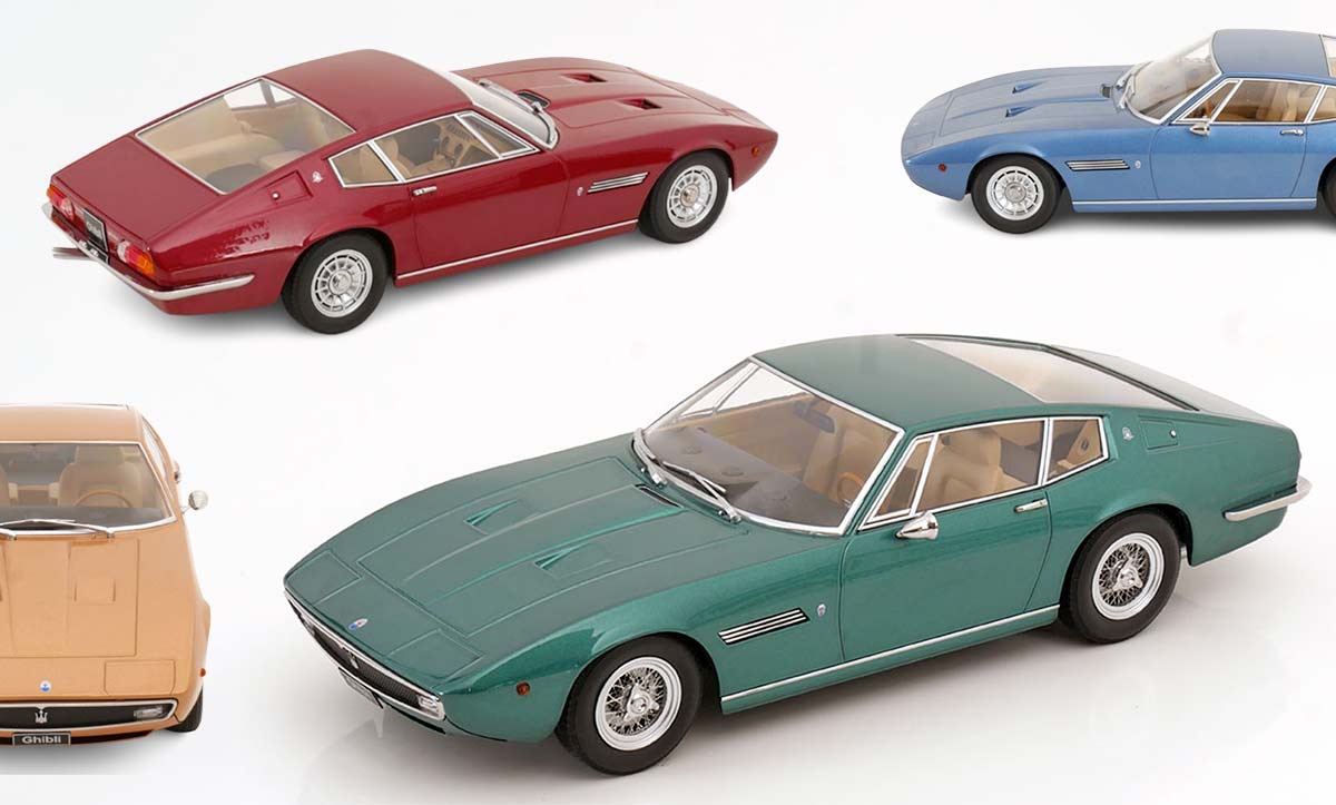 Maserati Ghibli à l'échelle 1/18 du fabricant KK-Scale