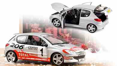 Peugeot 206 RC de Norev à l'échelle 1/18