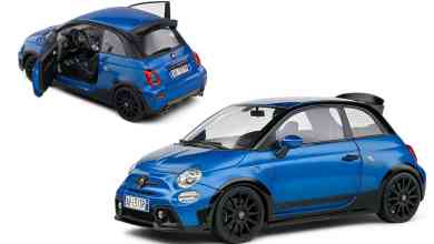 Abarth 695 Tributo 131 Rally de Solido à l'échelle 1/18