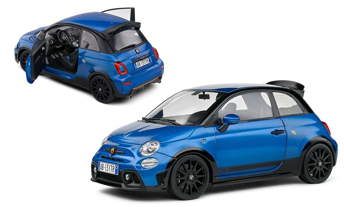 Abarth 695 Tributo 131 Rally de Solido à l'échelle 1/18
