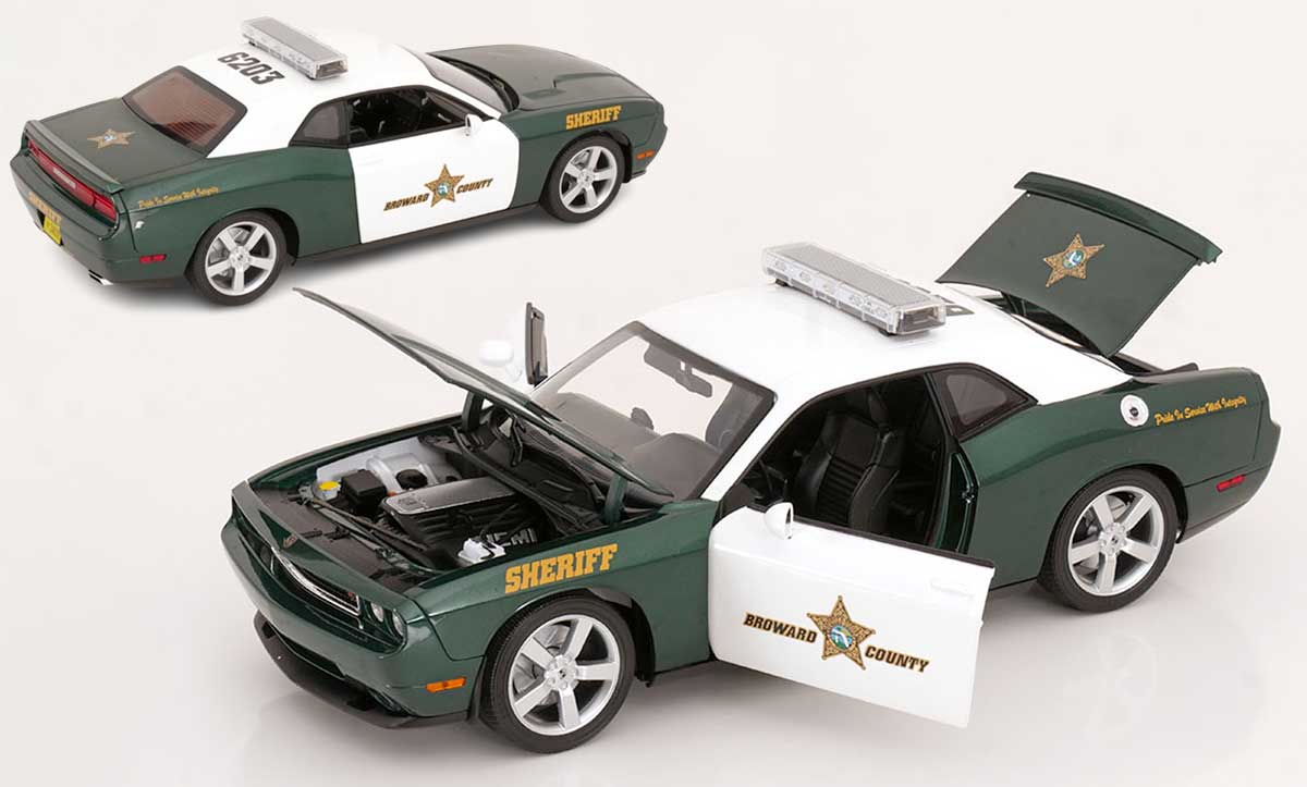 ACME Dodge Challenger Sheriff 1/18