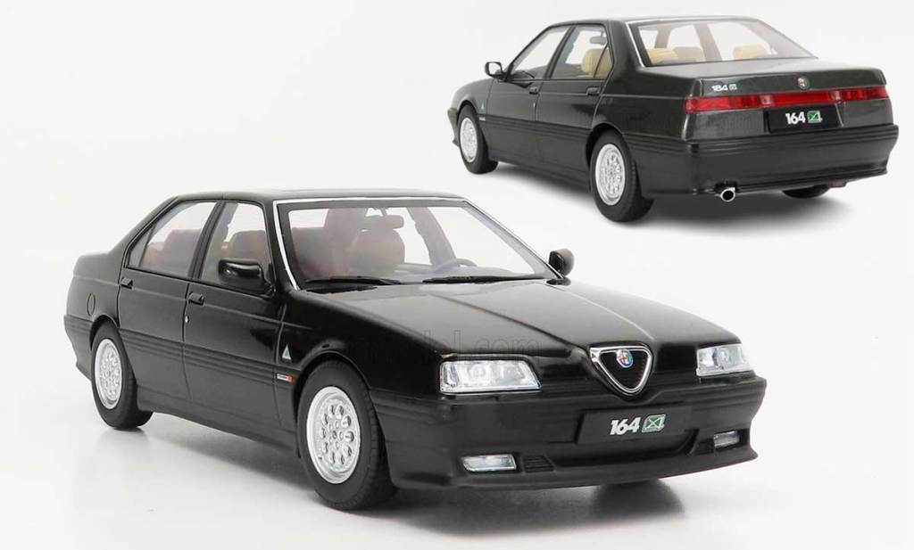 L&rsquo;Alfa Romeo 164 Q4 de Triple 9 au 1/18 remisée