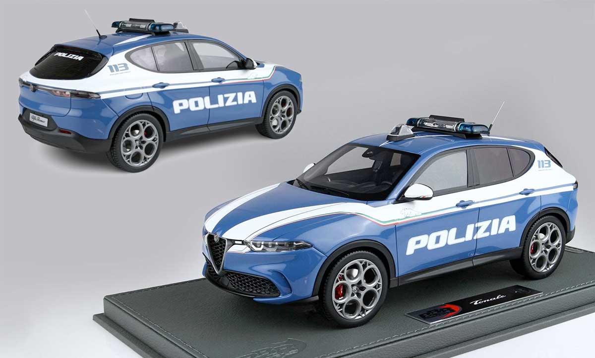 Alfa Romeo Tonale Polizia à l'échelle 1/18