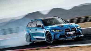 BMW M3 CS Touring qui drifte