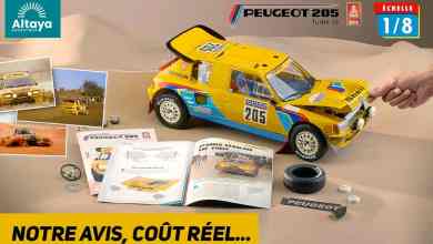 Collection Altaya de la Peugeot 205 Turbo 16 Grand Raid à l'échelle 1/8