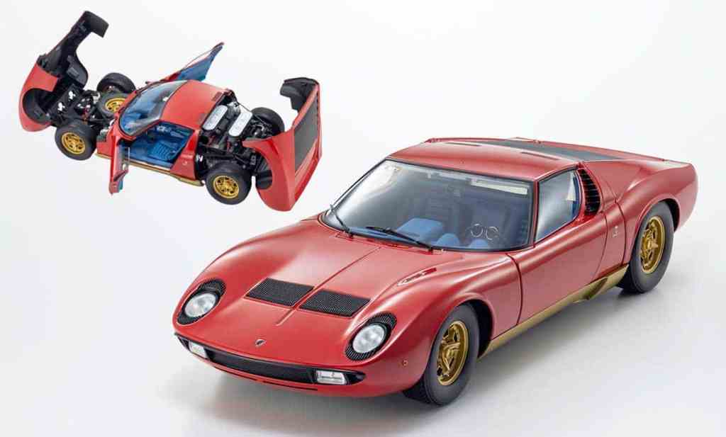 La Lamborghini Miura P400 arrive chez Kyosho au 1/12