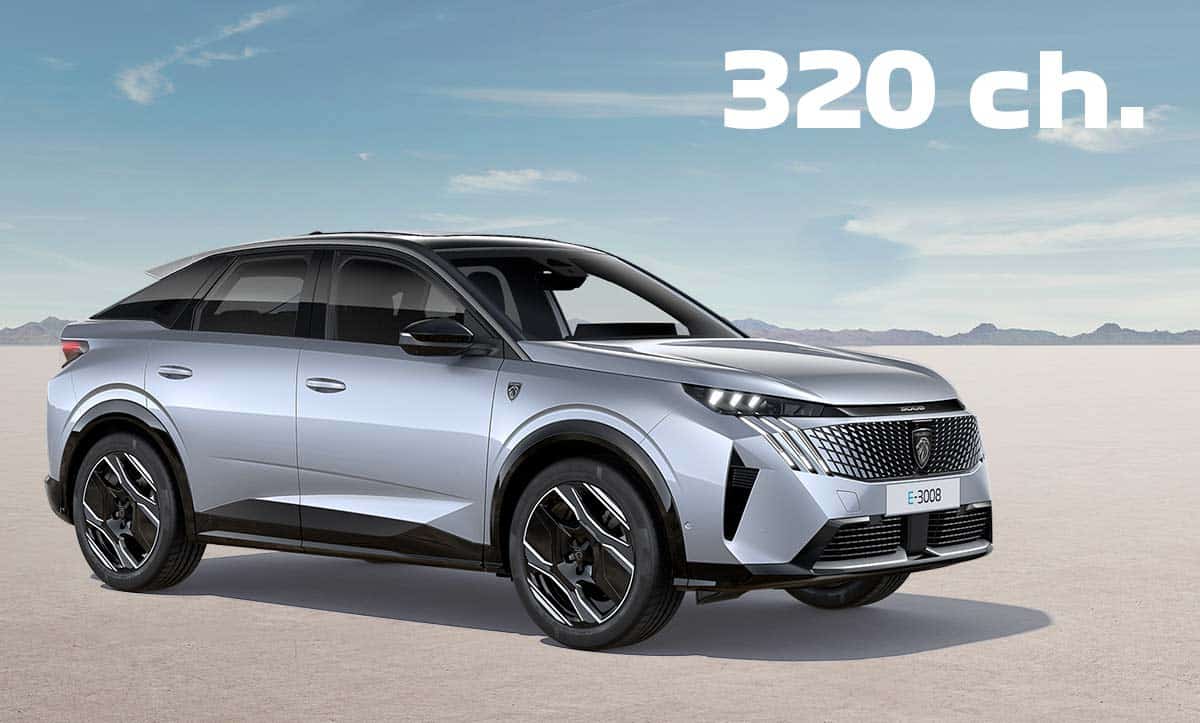 Peugeot E-3008 Dual Motor de 320 chevaux