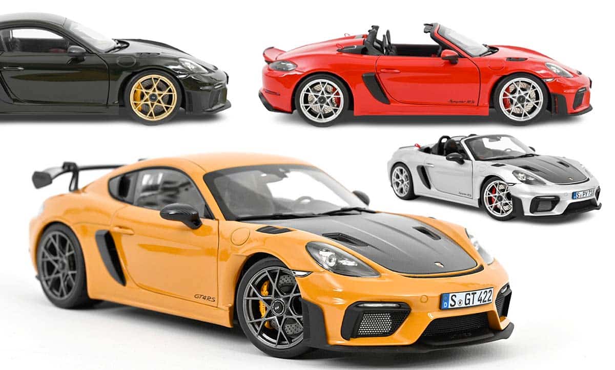 Porsche 718 de Norev à l'échelle 1/18