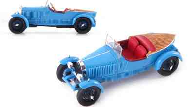 Bugatti Type 40 Boattail Speedster à l'échelle 1/43
