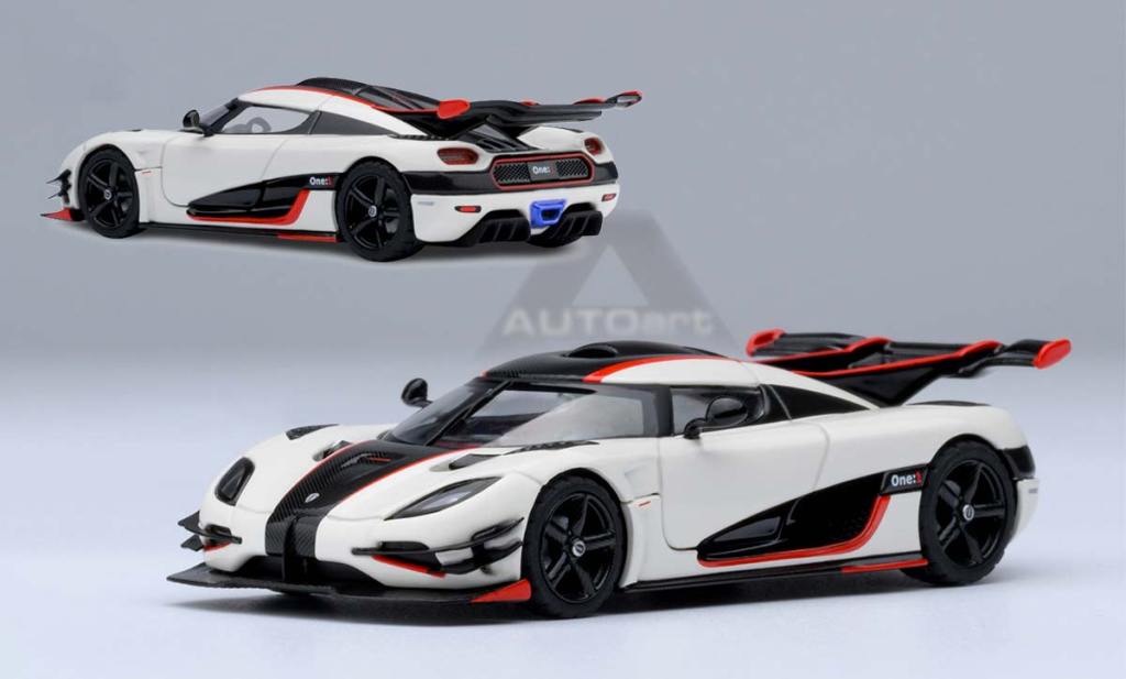 AUTOart va bientôt sortir sa Koenigsegg One:1 au 1/64