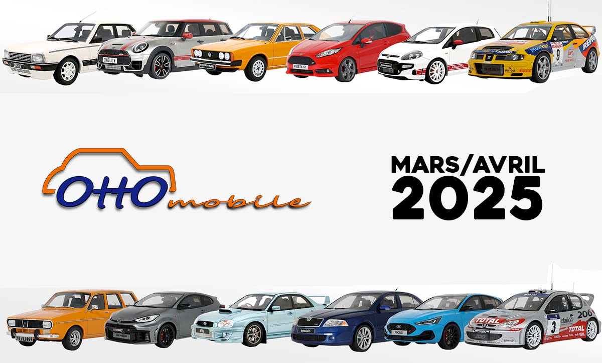 Nouveautés OttOmobile mars et avril 2025