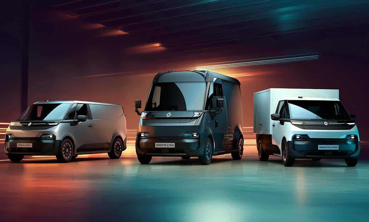 Gamme d'utilitaires Renault électriques