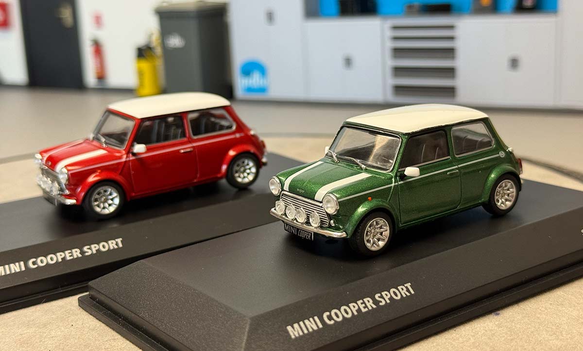Solido 1:43 Mini Cooper S 1994 Blau - Die-Cast Modellauto