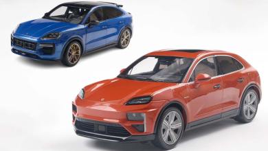 Porsche Macan et Cayenne de Solido à l'échelle 1/18