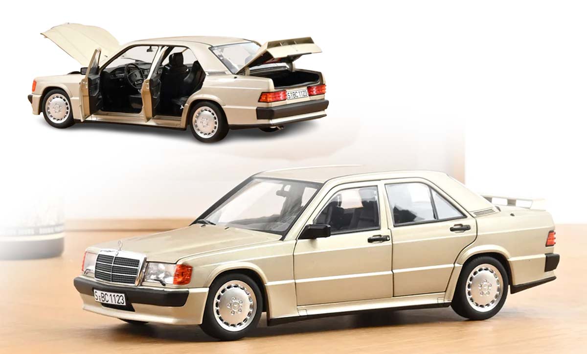 Mercedes 190E 2.3-16 de Norev à l'échelle 1/18