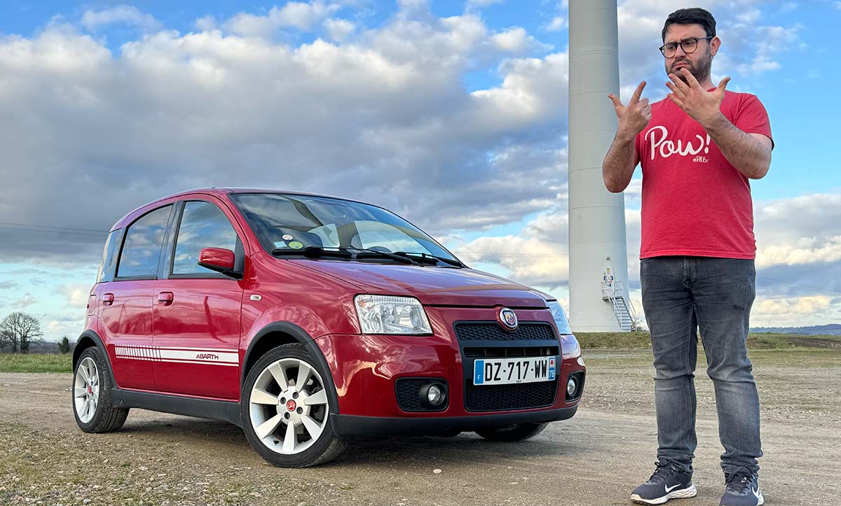 Fiat Panda 100HP rouge