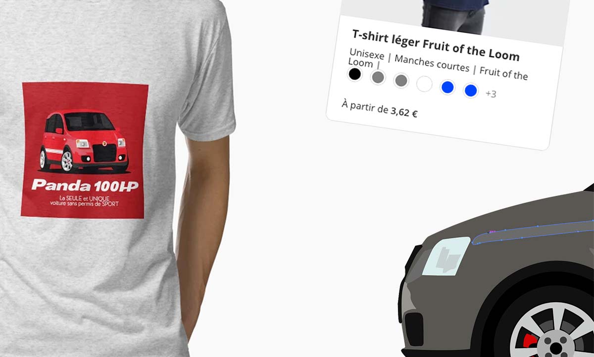 Créer produit dérivé automobile personnalisé