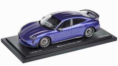 Porsche Taycan Turbo GT à l'échelle 1/18