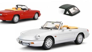 Alfa Romeo Spider 1990 de Laudoracing à l'échelle 1/18