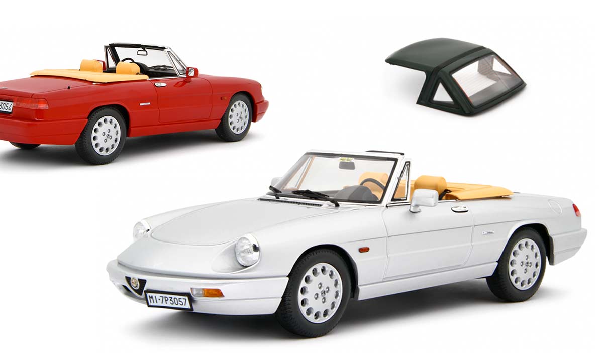 Alfa Romeo Spider 1990 de Laudoracing à l'échelle 1/18