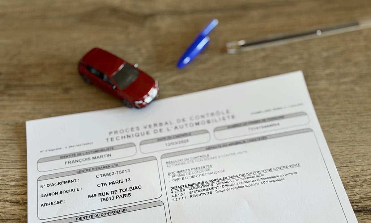 Contrôle technique de l'automobiliste