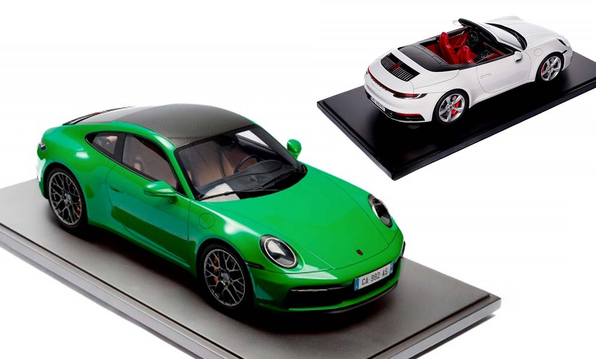 Porsche 911 (992) Carrera 4S à l'échelle 1/8 du fabricant HC Models