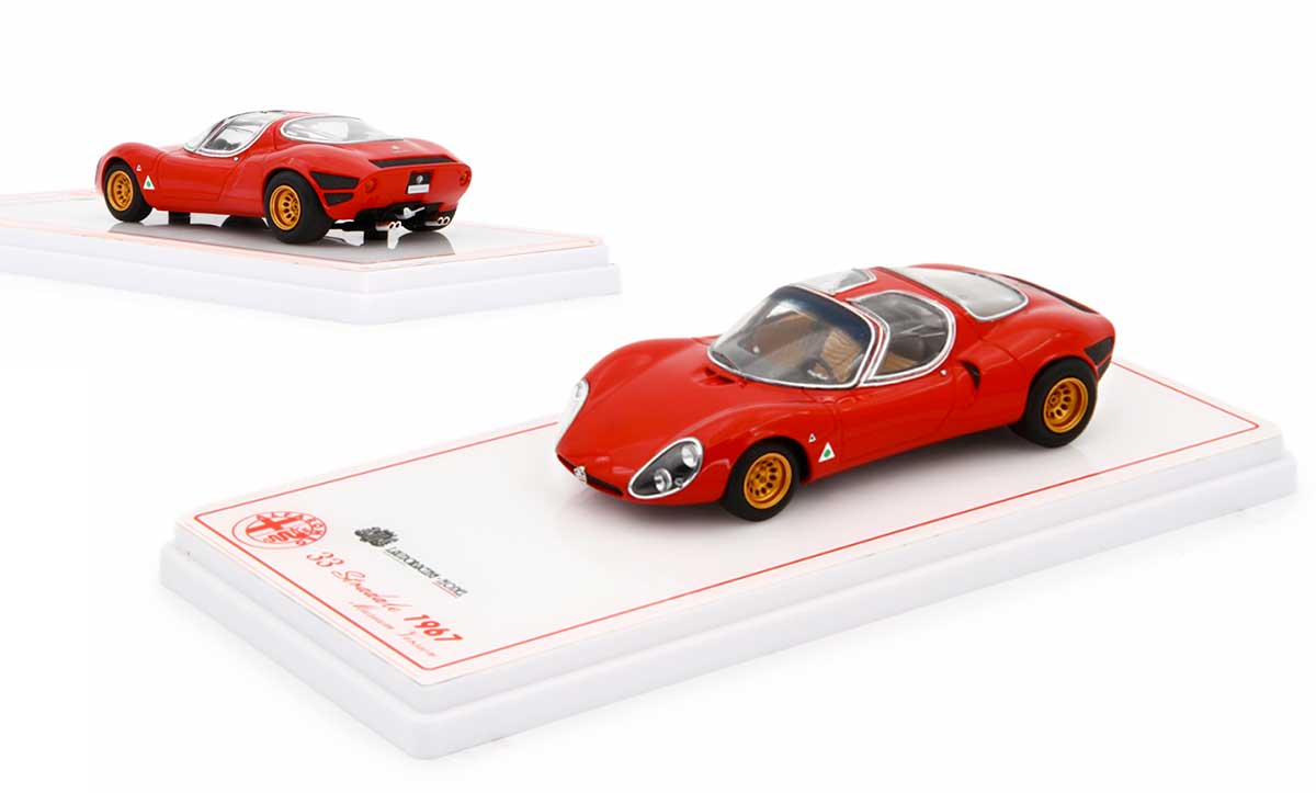 Alfa Romeo 33 Stradale de Laudoracing à l'échelle 1/43
