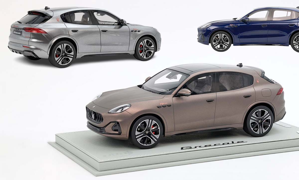 Maserati Grecale Folgore à l'échelle 1/18 de BBR Models