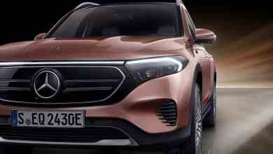 Mercedes EQB électrique, face avant