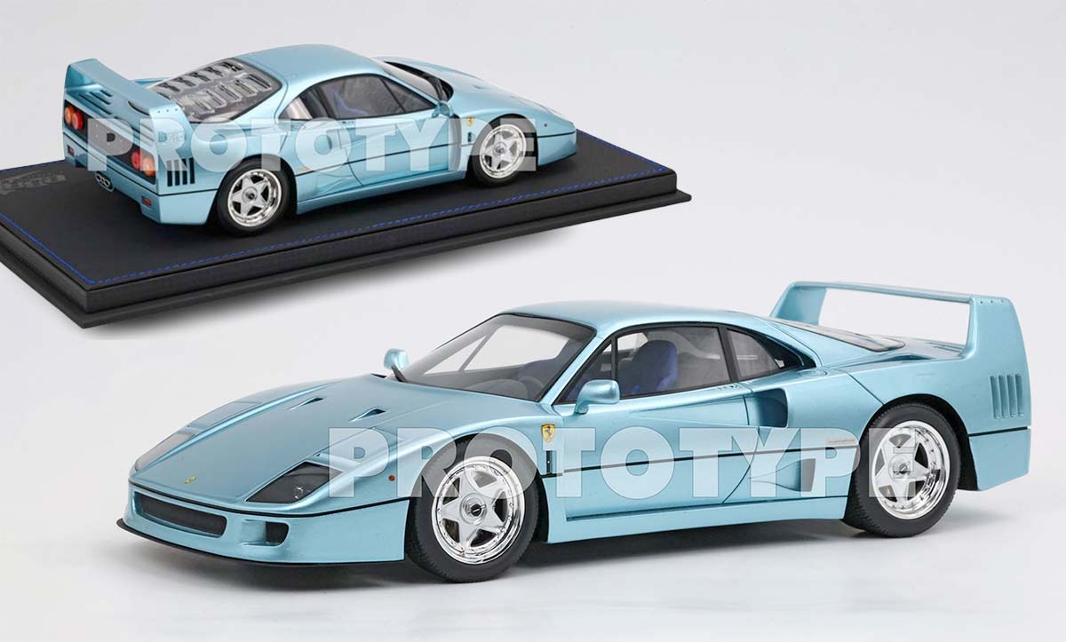 Ferrari F40 Hyperion Blue BBR Models