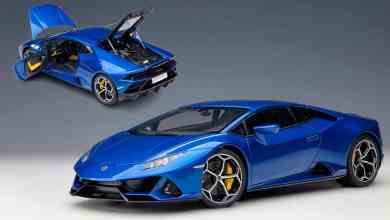 Lamborghini Huracan Evo d'AUTOart à l'échelle 1/18