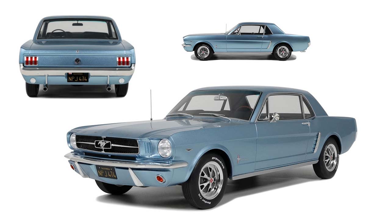 Ford Mustang coupé de 1965 à l'échelle 1/12 d'OttOmobile