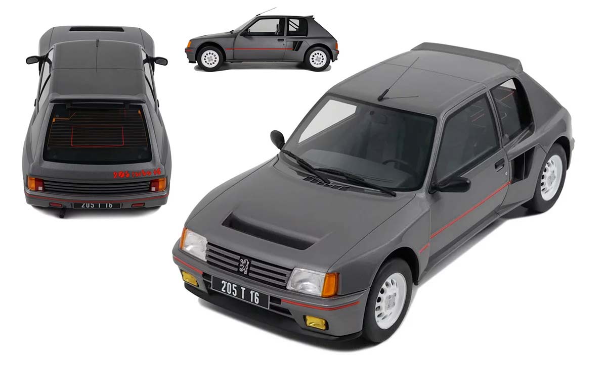 Peugeot 205 T16 d'OttOmobile à l'échelle 1/12