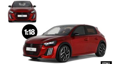 Peugeot 208 GT rouge Elixir à l'échelle 1/18 du fabricant OttOmobile