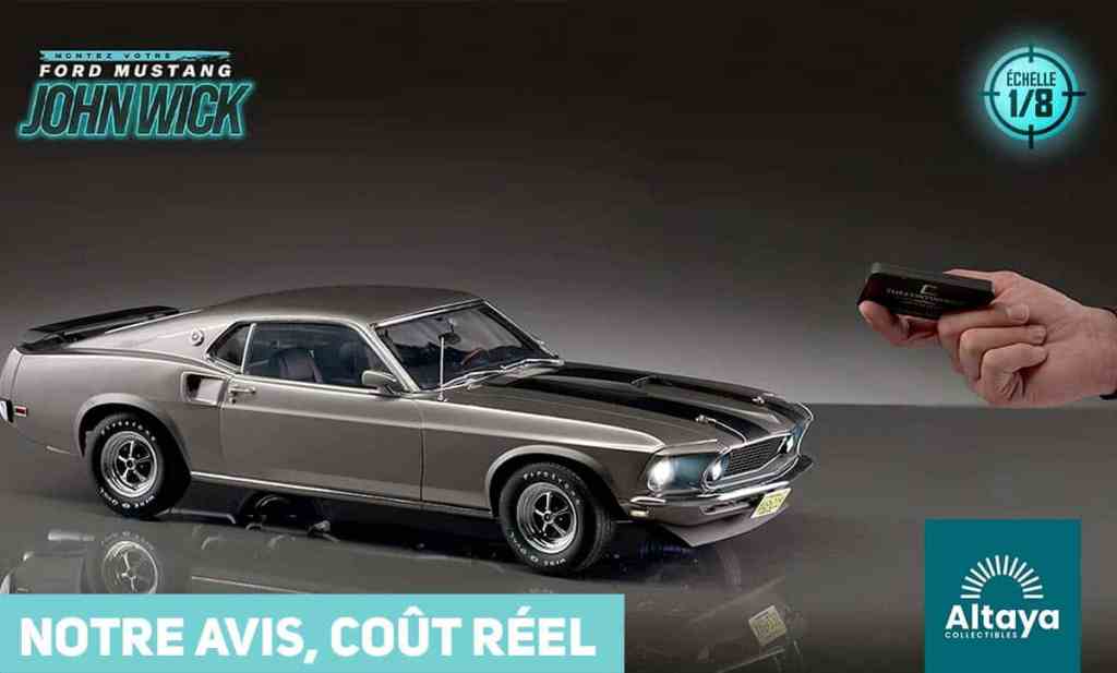 Altaya : construisez la Ford Mustang de John Wick au 1/8