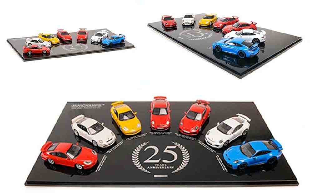 Minichamps prépare un coffret 1/43 pour les 25 ans de la 911 GT3