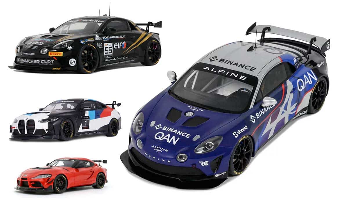OttOmobile modèles GT4 à l'échelle 1/18