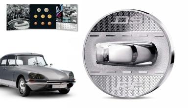 Pièces de monnaie à l'effigie de la Citroën DS 21