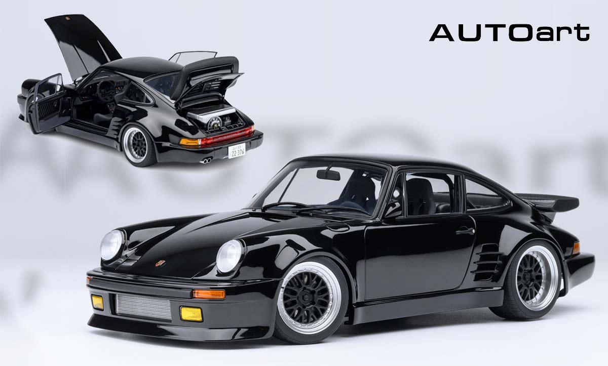 Porsche 911 (930) Blackbird d'AUTOart à l'échelle 1/18