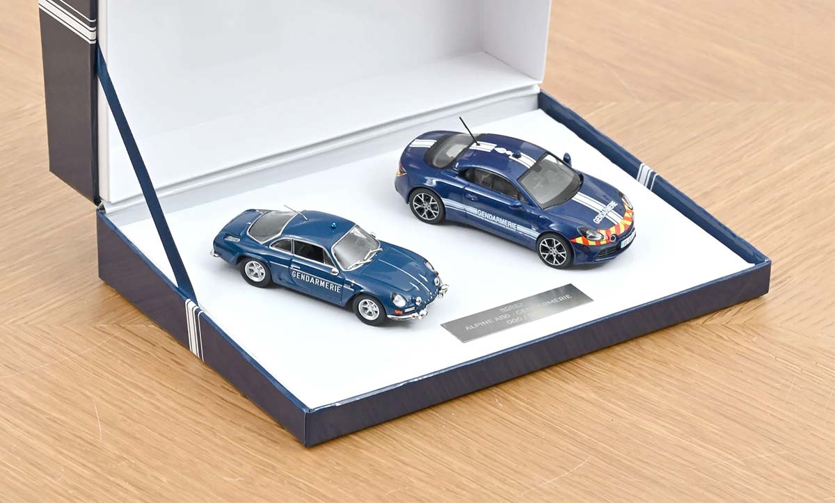 Coffret Alpine A110 de gendarmerie à l'échelle 1/43