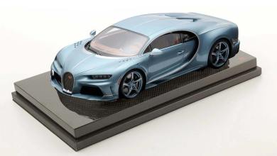 Bugatti Chiron Super Sport bleu Atlantic à l'échelle 1/18