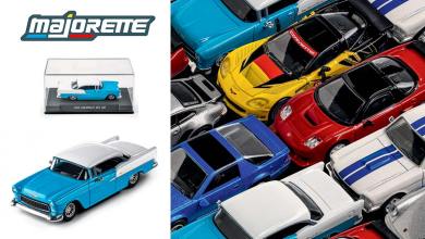 Majorette Collection avec boîte vitrine au 1/64