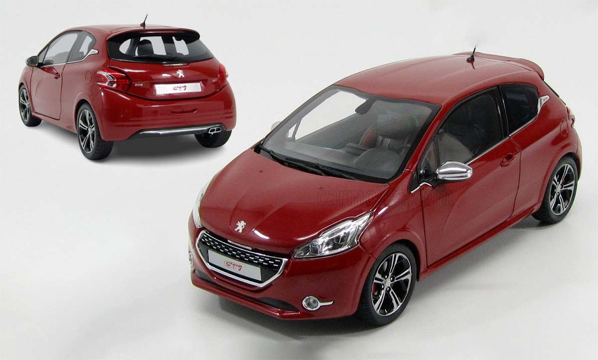 Peugeot 208 GTI de Norev à l'échelle 1/18