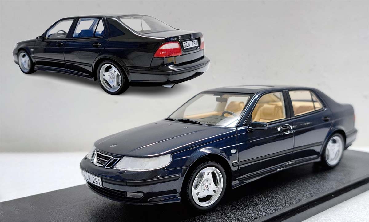 Saab 9-5 Turbo Aero de Cult Models à l'échelle 1/18
