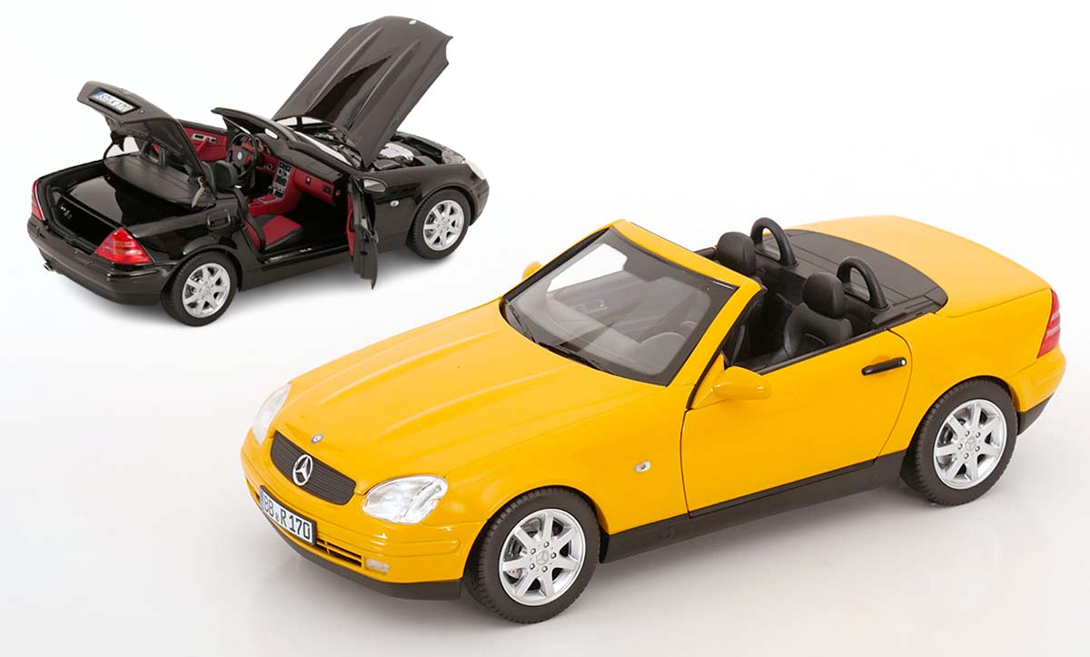 Mercedes SLK R170 échelle 1/18