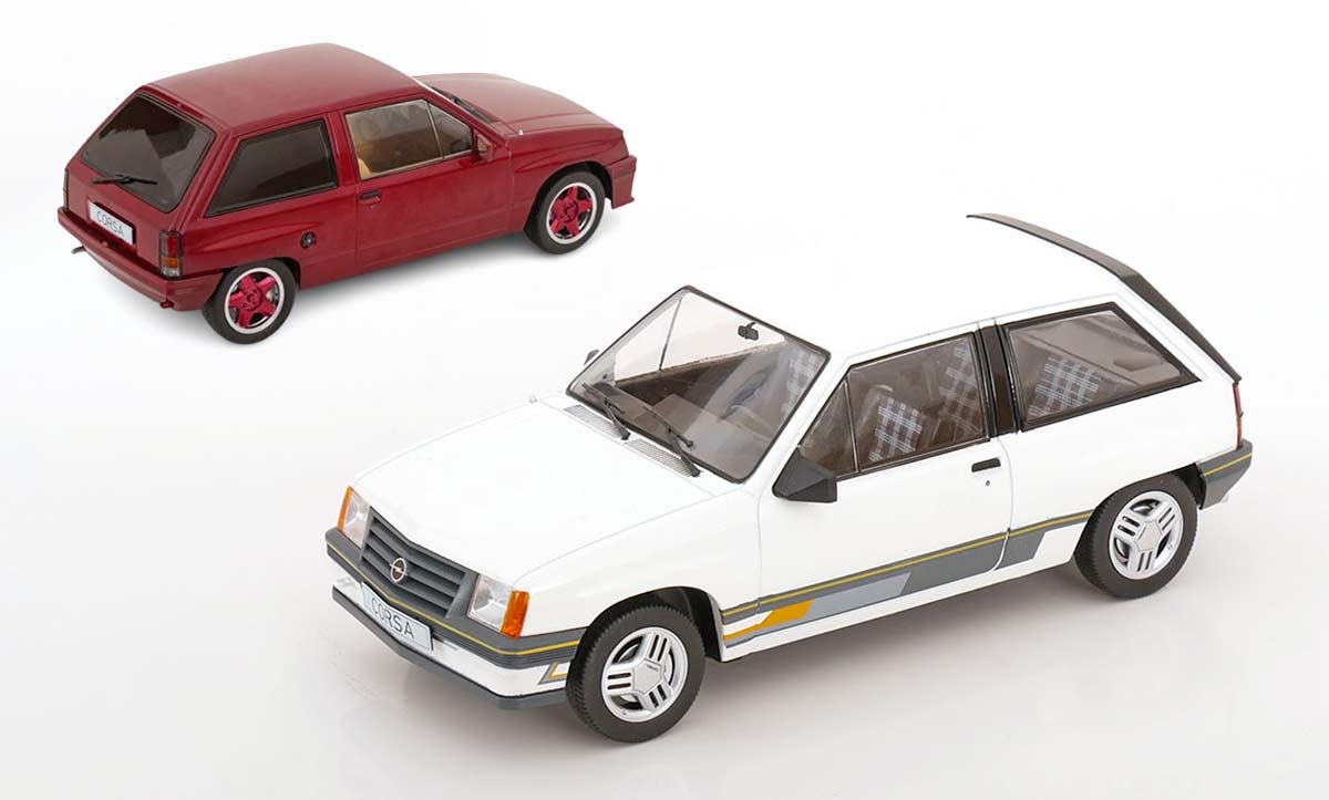 Opel Corsa A de MCG à l'échelle 1/18